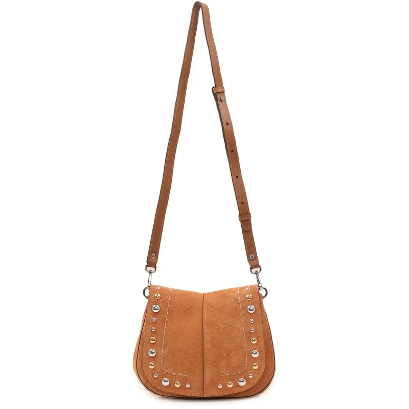 Gianni Chiarini Sac à bandoulière Helena Round Borsa con Borchie beige(Image 2)