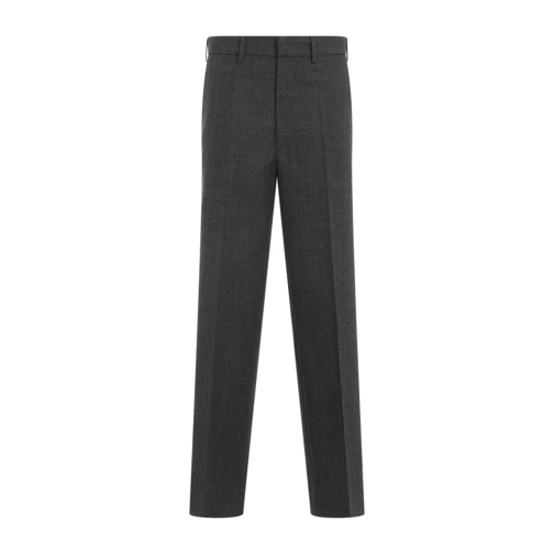 Miu Miu Grey Wool Pants Grey 