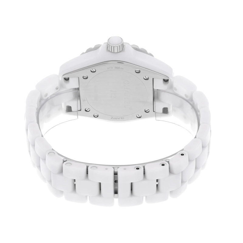 Chanel Quartz Horloge J12 Weiß(Image 4)