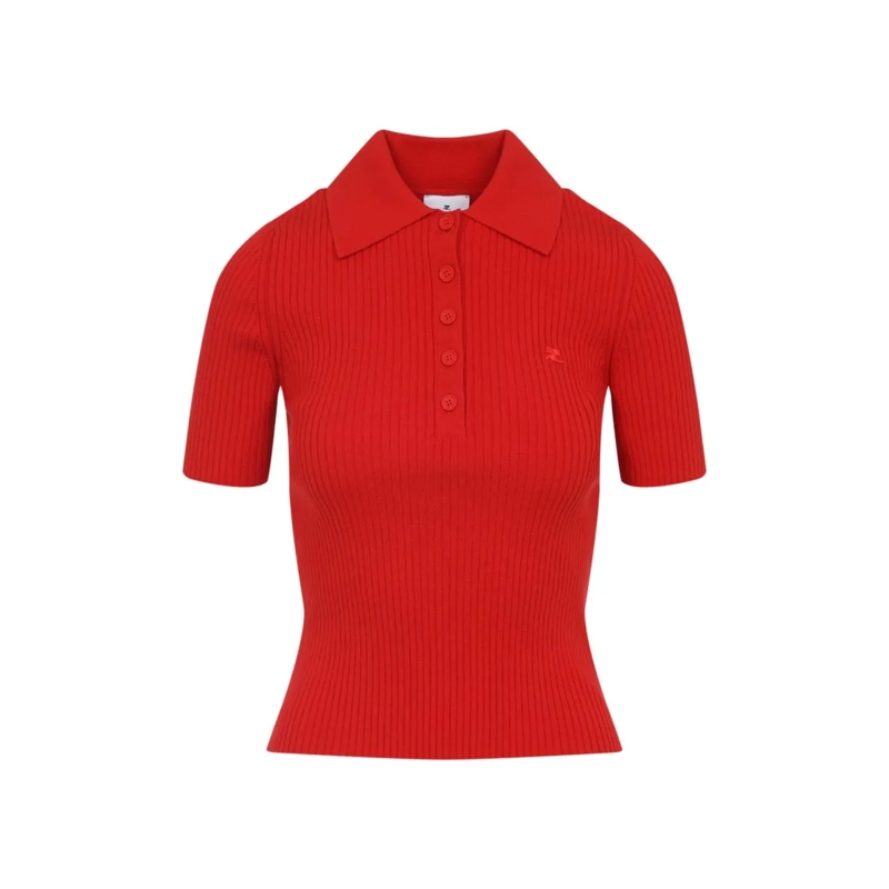Courrèges T-shirt Red Casual T-Shirt Red