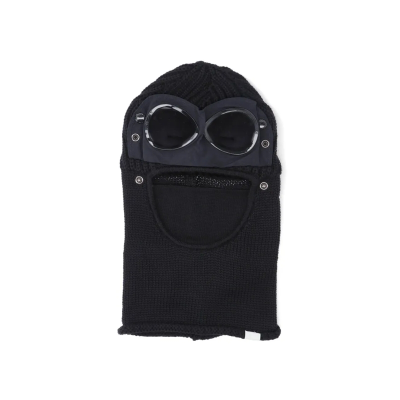 CP Company Hut Wool Balaclava – Black Schwarz