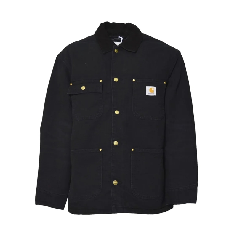 Carhartt Wip  Structured Black Chore Coat Black