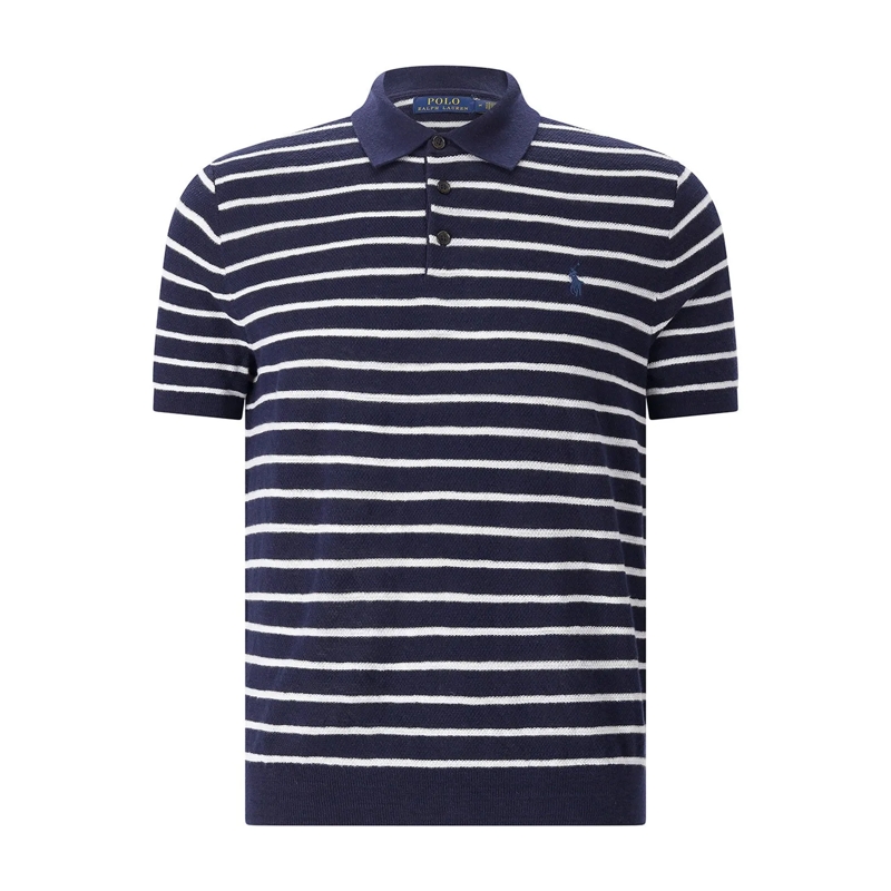 Polo Ralph Lauren Poloshirt Gestreiftes Poloshirt weiß(Image 2)