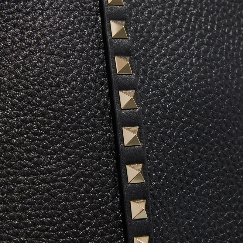Valentino Garavani Draagtas Rockstud Tote Bag Nero(Image 4)