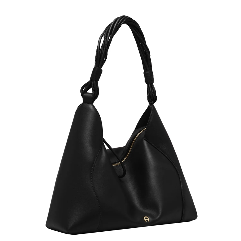 AIGNER Crossbody Bag Tasche aus Leder schwarz(Image 2)
