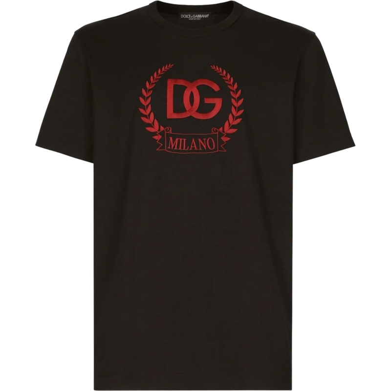 Dolce&Gabbana T-Shirt T-shirt DG nera schwarz