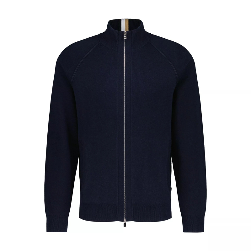 Boss  Strickjacke Perrone aus Woll-Mix 47701931163994 Dunkelblau