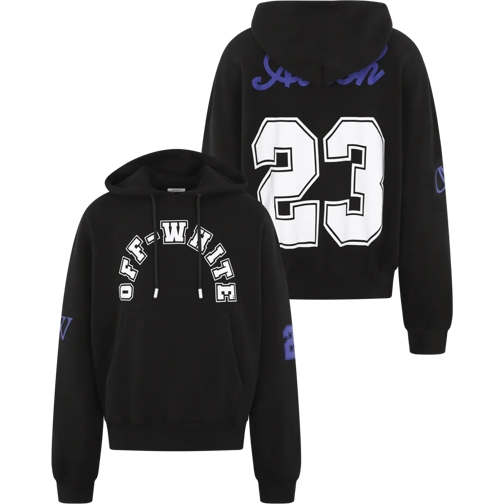 Off-White  Heren Football Over Hoodie schwarz