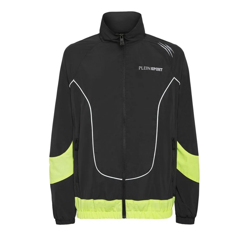 Plein Sport Daunenjacke Sweatjacke Scratch schwarz