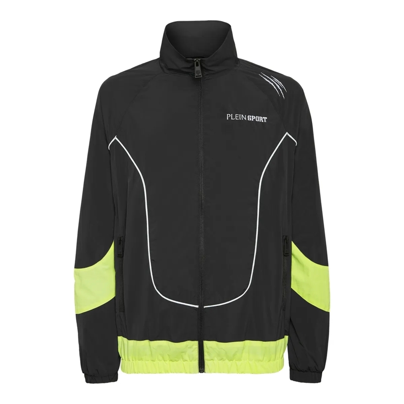 Plein Sport Daunenjacke Sweatjacke Scratch schwarz