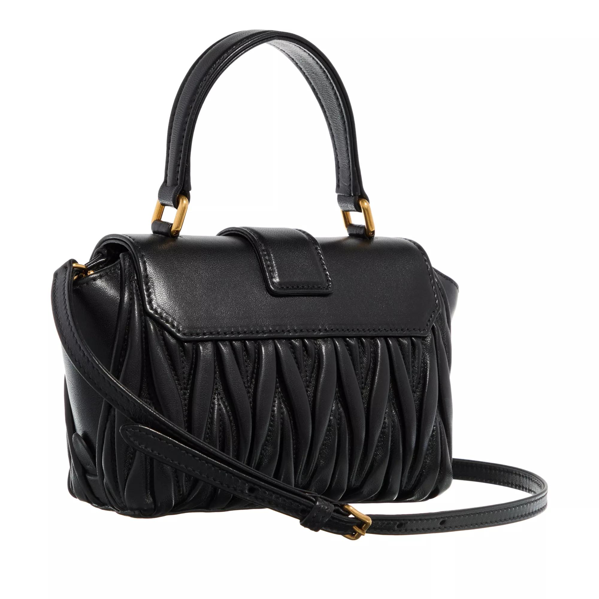 Miu Miu Woman Shoulder Bag Black | Satchel