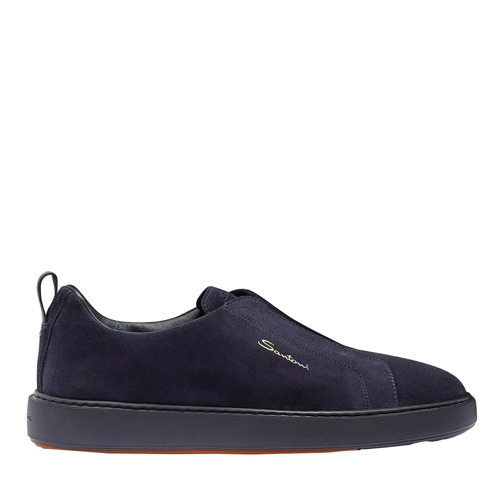 Santoni Low-Top Sneaker Sneaker Donkerblauw blau