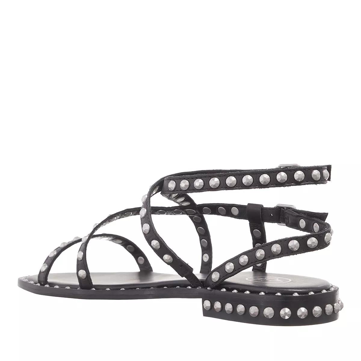 Ash Petra Black Strappy Sandal