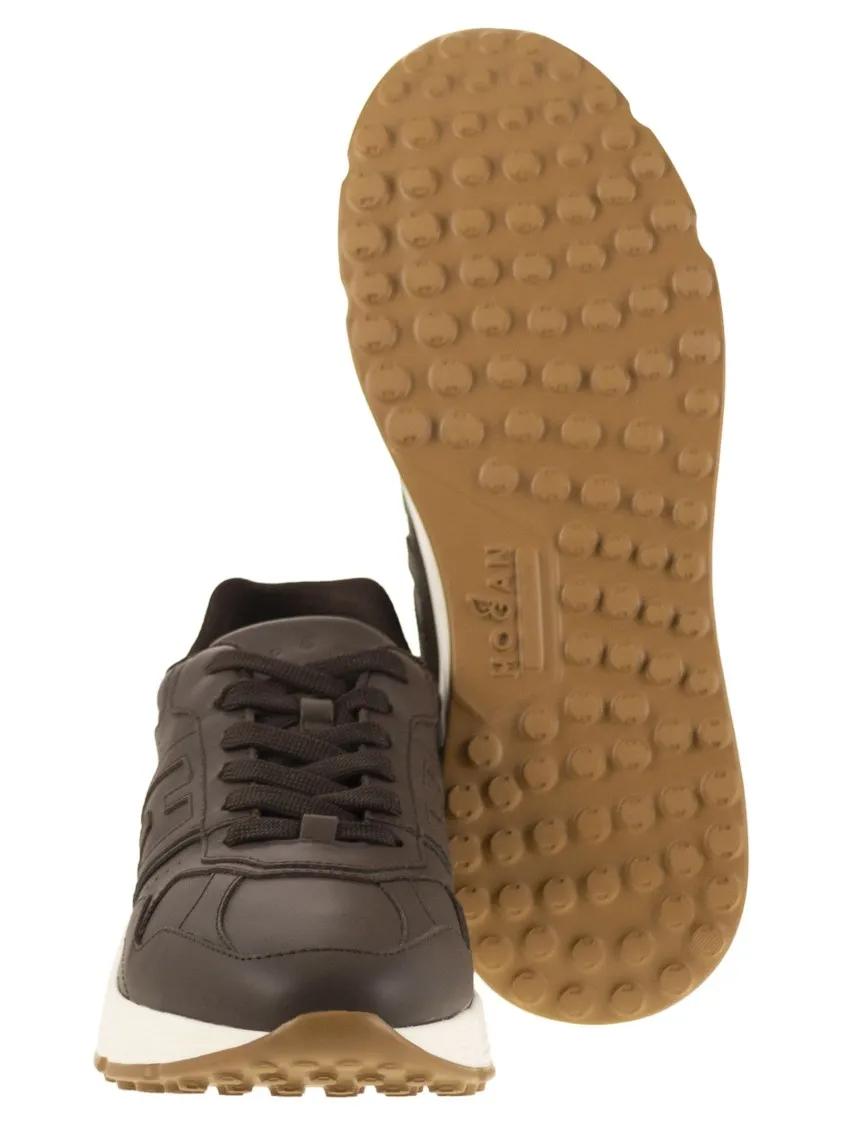 Thumbnail - Hogan Low-Top Sneaker - Hyperlight Leather Trainers - Gr. 7_5 - in Schwarz - für Damen