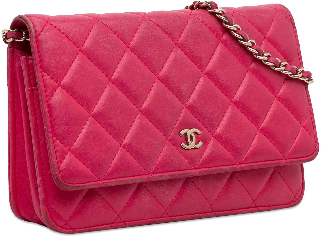 Thumbnail - Chanel Hobo Bags - 2016 Classic Lambskin Wallet on Chain - Gr. unisize - in Rosa - für Damen