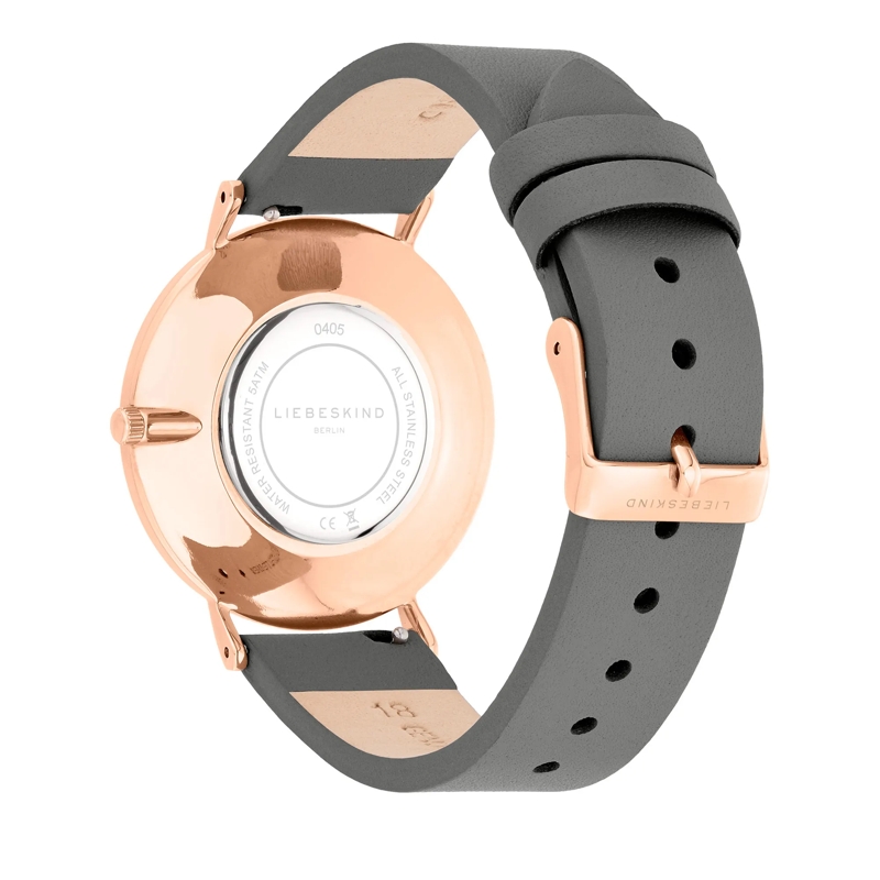 Liebeskind Berlin Quarzuhr Echtleder The Modern Must-Have grau(Image 2)