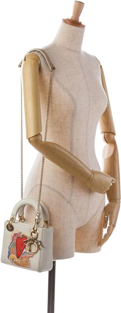 Thumbnail - Christian Dior Hobo Bags - 2018 Niki De Saint Phalle Mini Calfskin Dioramour - Gr. unisize - in Weiß - für Damen