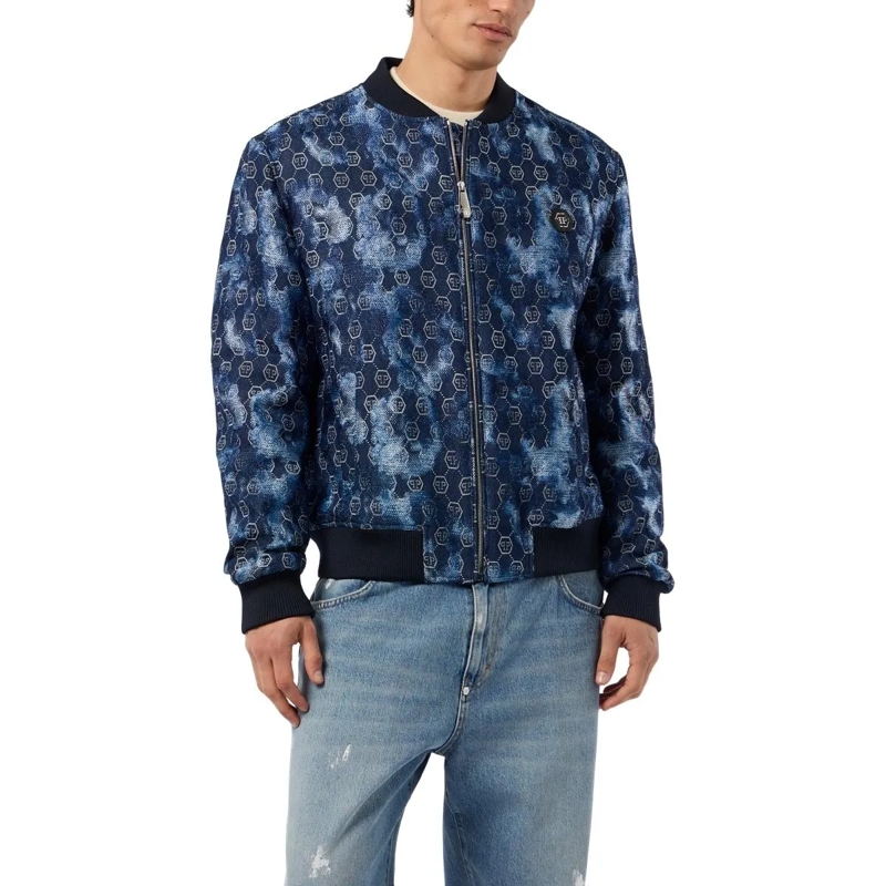 Philipp Plein Blouson Lässigkeit trifft auf originellen Stil bei dieser  schwarz(Image 2)