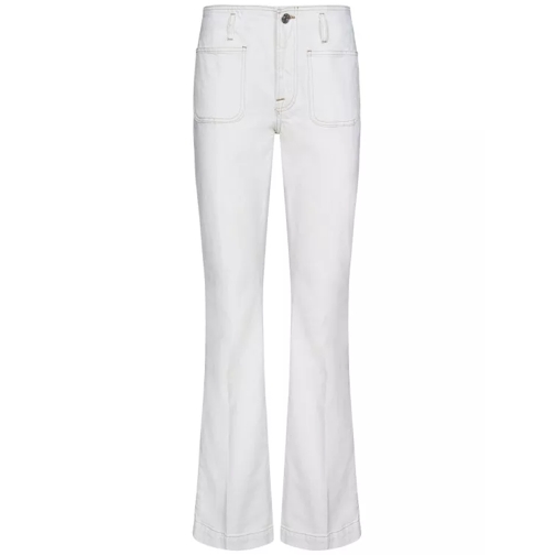 FRAME High-Waisted Jeans White Jeans