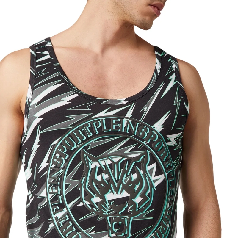 Plein Sport Top Tanktop schwarz(Image 3)