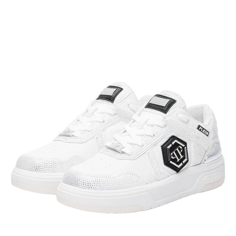 Philipp Plein Low-Top-Sneaker Entdecken Sie die Einzigartigkeit dieser Lo-Top-Sn weiss