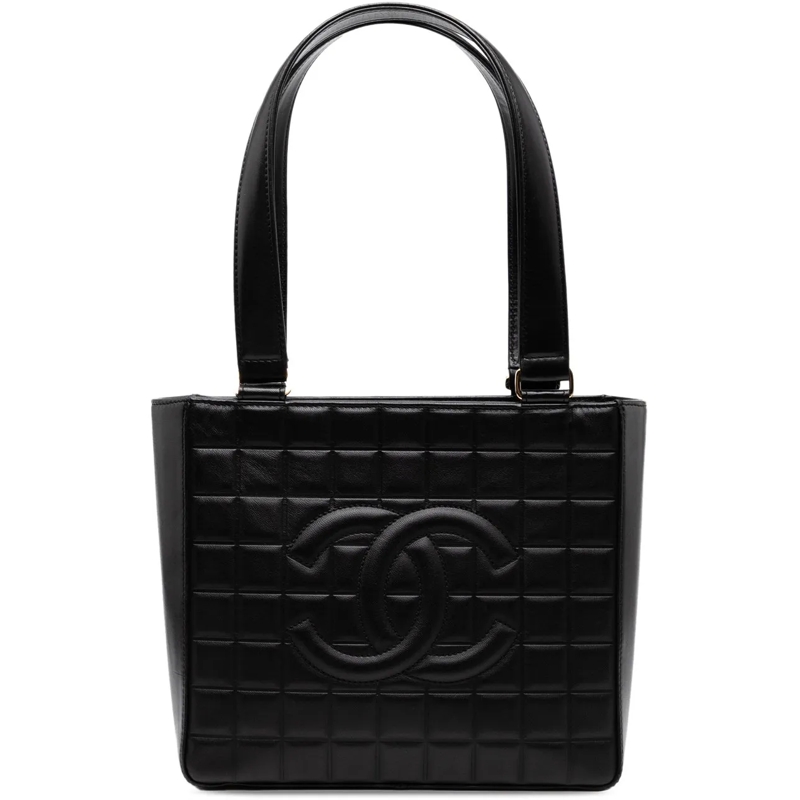 Chanel Sac à bandoulière Chocolate Bar Lambskin Shoulder Bag schwarz