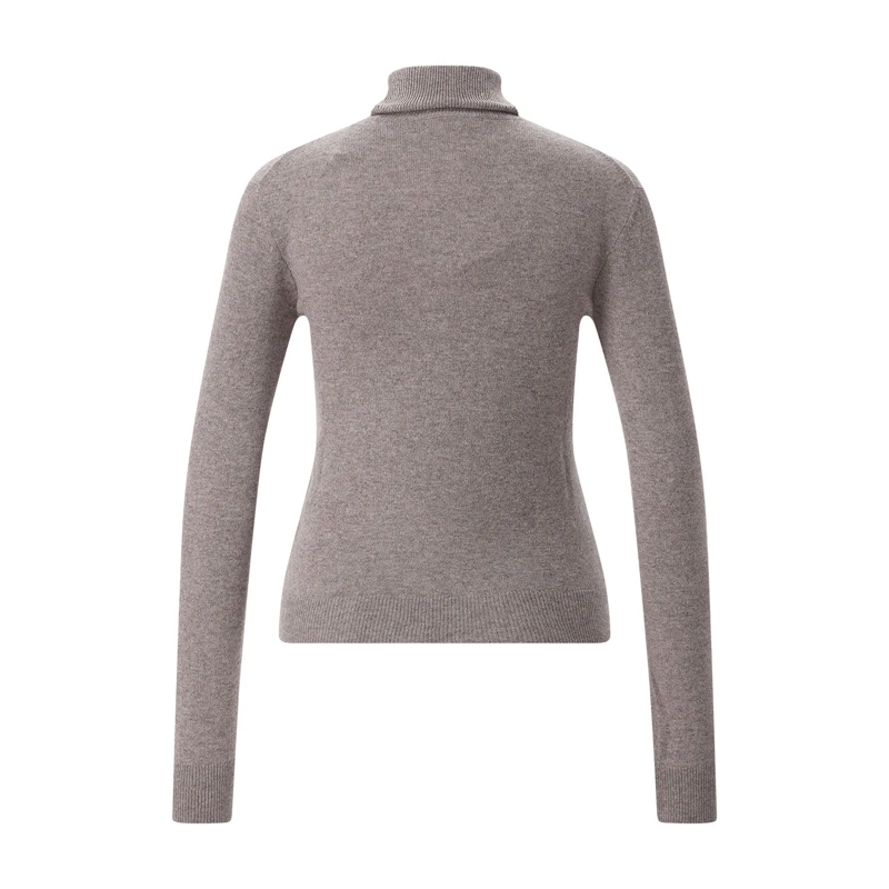 Saint Laurent Pull à col roulé Rollkragenpullover aus Kaschmir braun(Image 2)