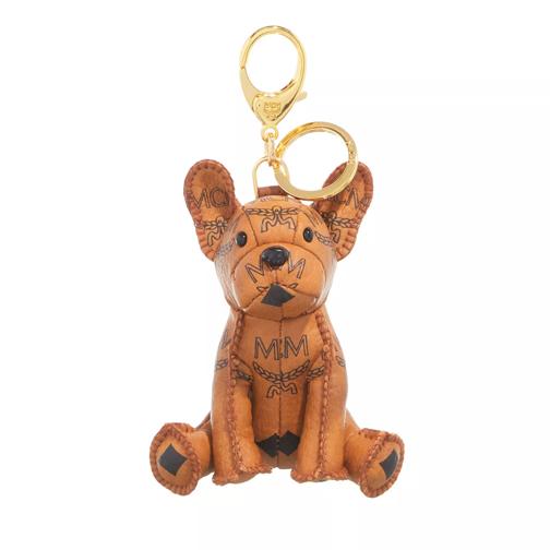 MCM Aren Pup Charm Visetos Cognac Schlüsselanhänger