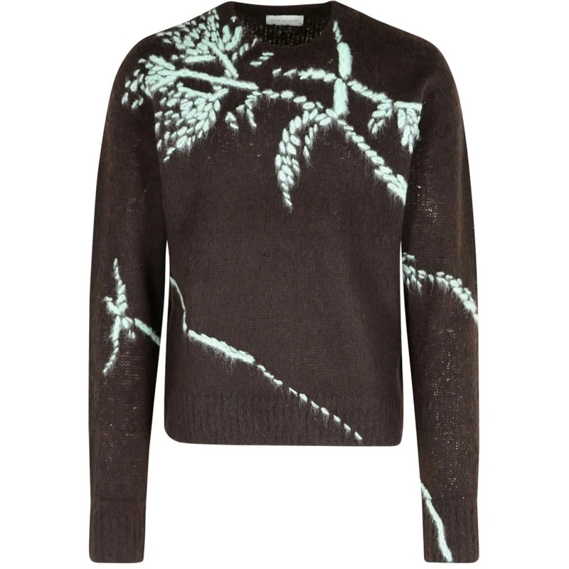 Dries Van Noten  Sweaters Dark Brown braun