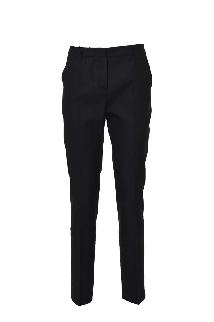Thumbnail - Tonello - Tailored Straight Leg Trousers - Größe 42 - schwarz