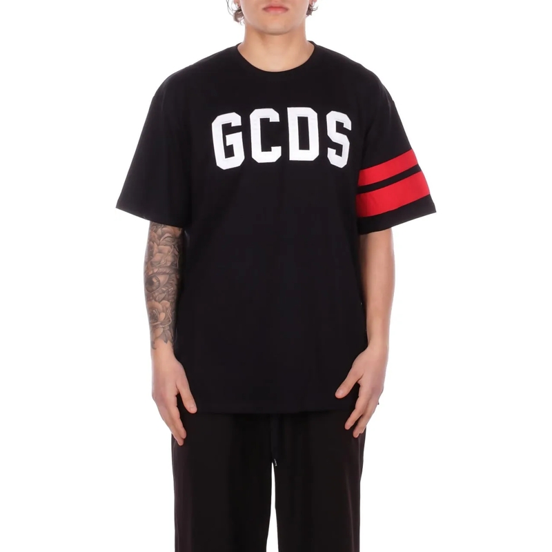 Gcds T-Shirt T-Shirts And Polos Black Red schwarz