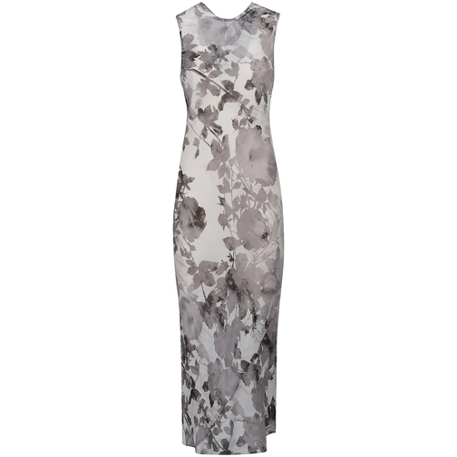 Patrizia Pepe Robes midi Sleeveless Dress Grey grau