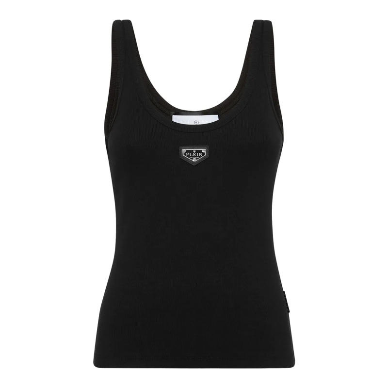 Philipp Plein Top Tank-Top schwarz