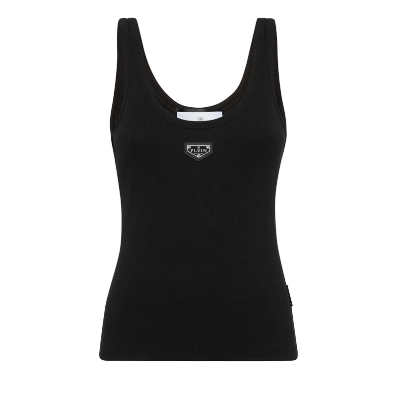 Philipp Plein Top Tank-Top schwarz