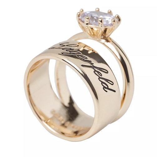 Karl Lagerfeld Hotel Karl Double  A780 Gold Bague
