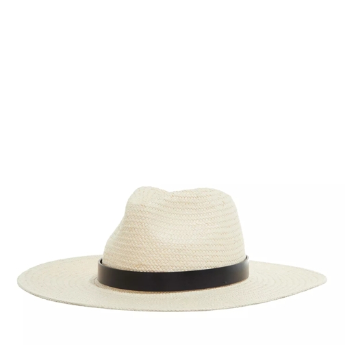 MICHAEL Michael Kors Karli Logo Straw Hat Black Chapeau de paille