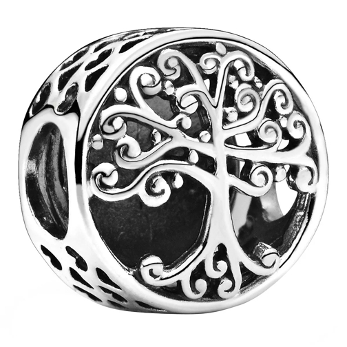 Pandora Offen gearbeitetes familiäre Wurzeln Charm Sterling silver Pendant