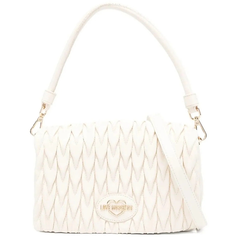Love Moschino Tote Bags Ivory weiß