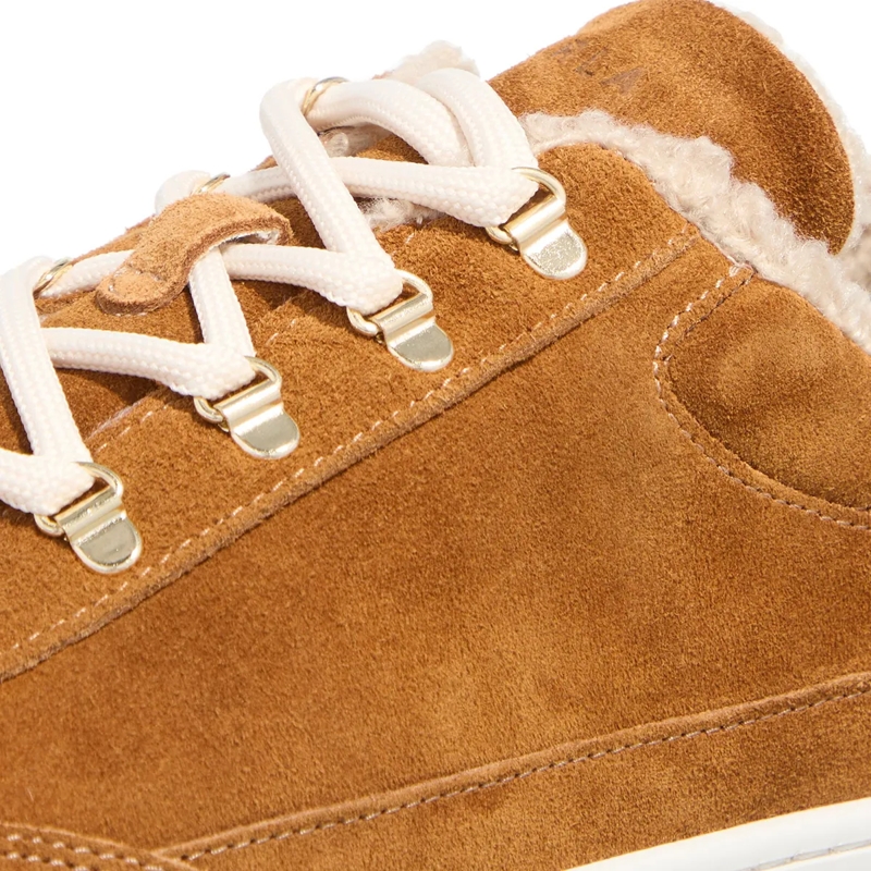 Furla Low-Top-Sneaker Furla Enjoy Lace-Up Sneaker T.20 Brandy+Marshmallow(Image 4)