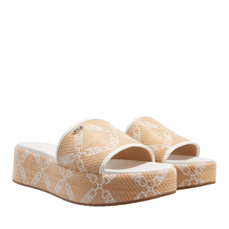 MICHAEL Michael Kors Slides Ember Wedge Nat/Opticwht