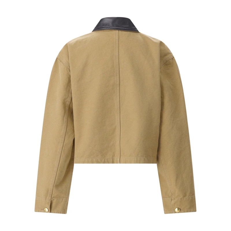 Balenciaga Jacke Jacke aus Baumwolle braun(Image 3)