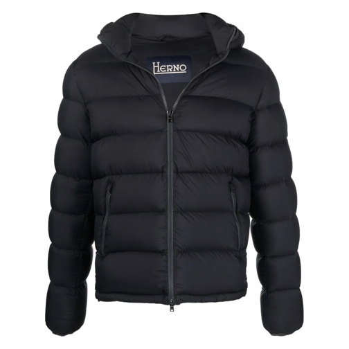 Herno Black Detachable Hood Puffer Jacket Black Piumini