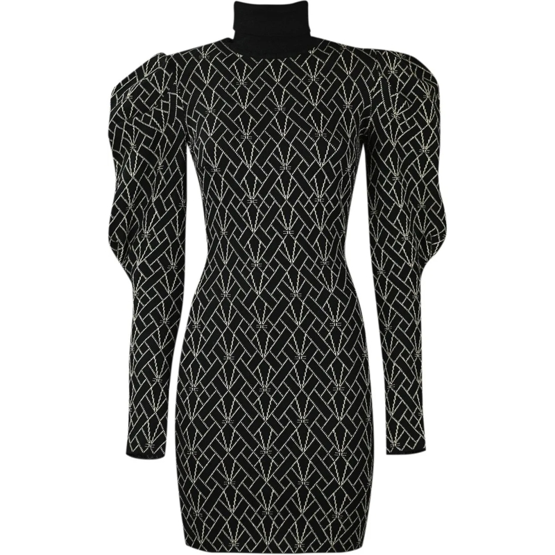 Elisabetta Franchi Robe midi Elisabetta Franchi  Jurken Zwart Am36m37e2 053 schwarz