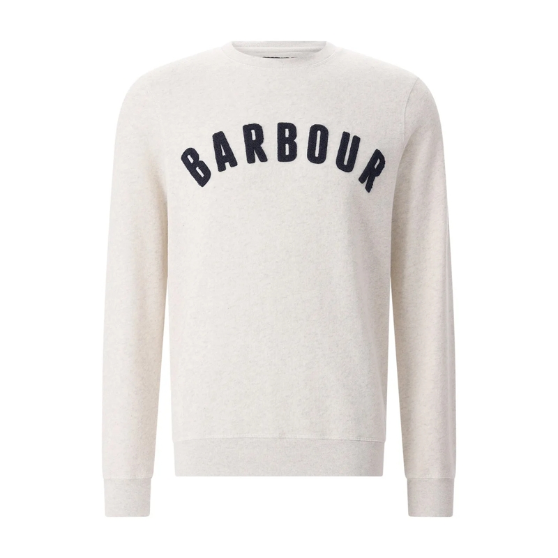 Barbour  Sweatshirt mit Logo grau