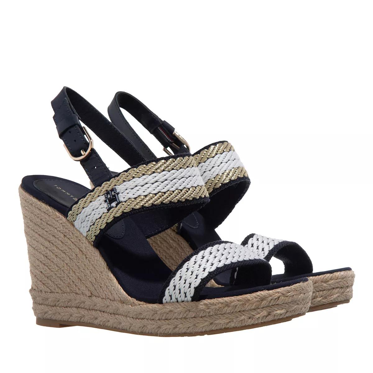 Black tommy hilfiger wedges sales