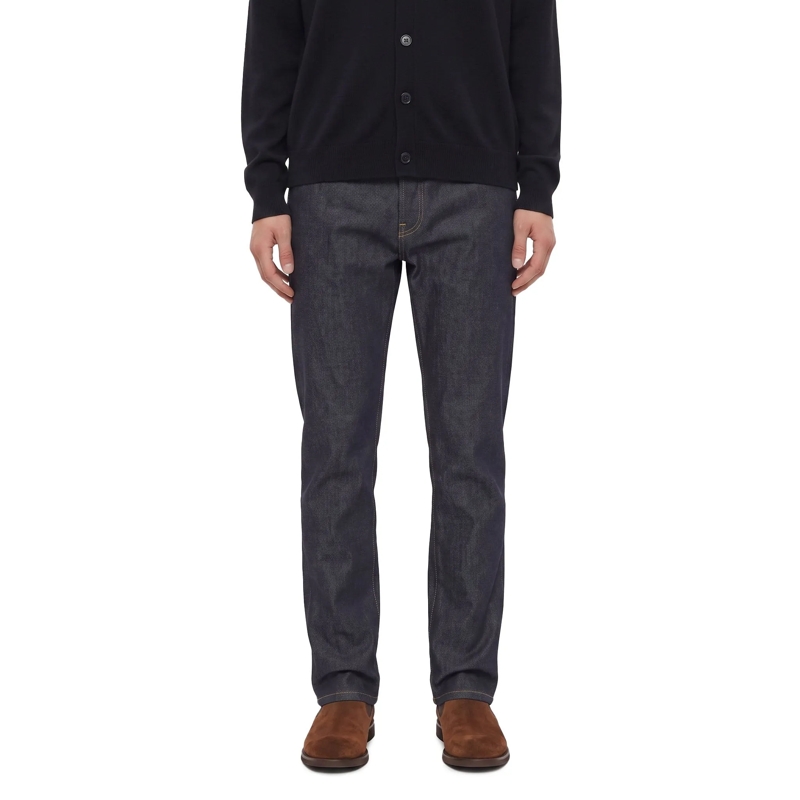 Lemaire Freizeithose Straight-Fit Jeans aus Baumwolle grau(Image 2)