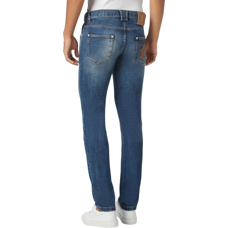 BILLIONAIRE Jeans mit geradem Bein Jeans Regular Fit Baroque dunkel-blau(Image 2)