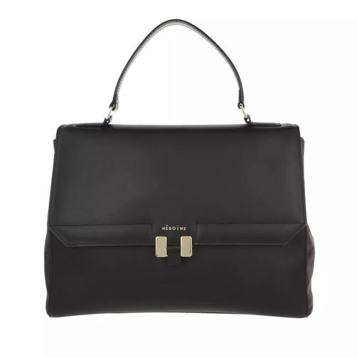 Maison Hēroïne Audrey 13" Handle Bag Black Businesstasche