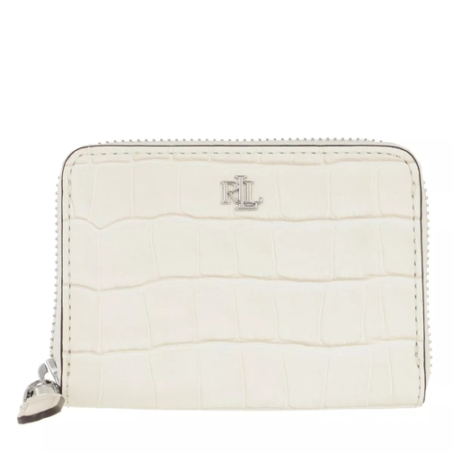 Lauren Ralph Lauren Sm Zip Wllet Wallet Small Vanilla Portemonnaie mit Zip-Around-Reißverschluss