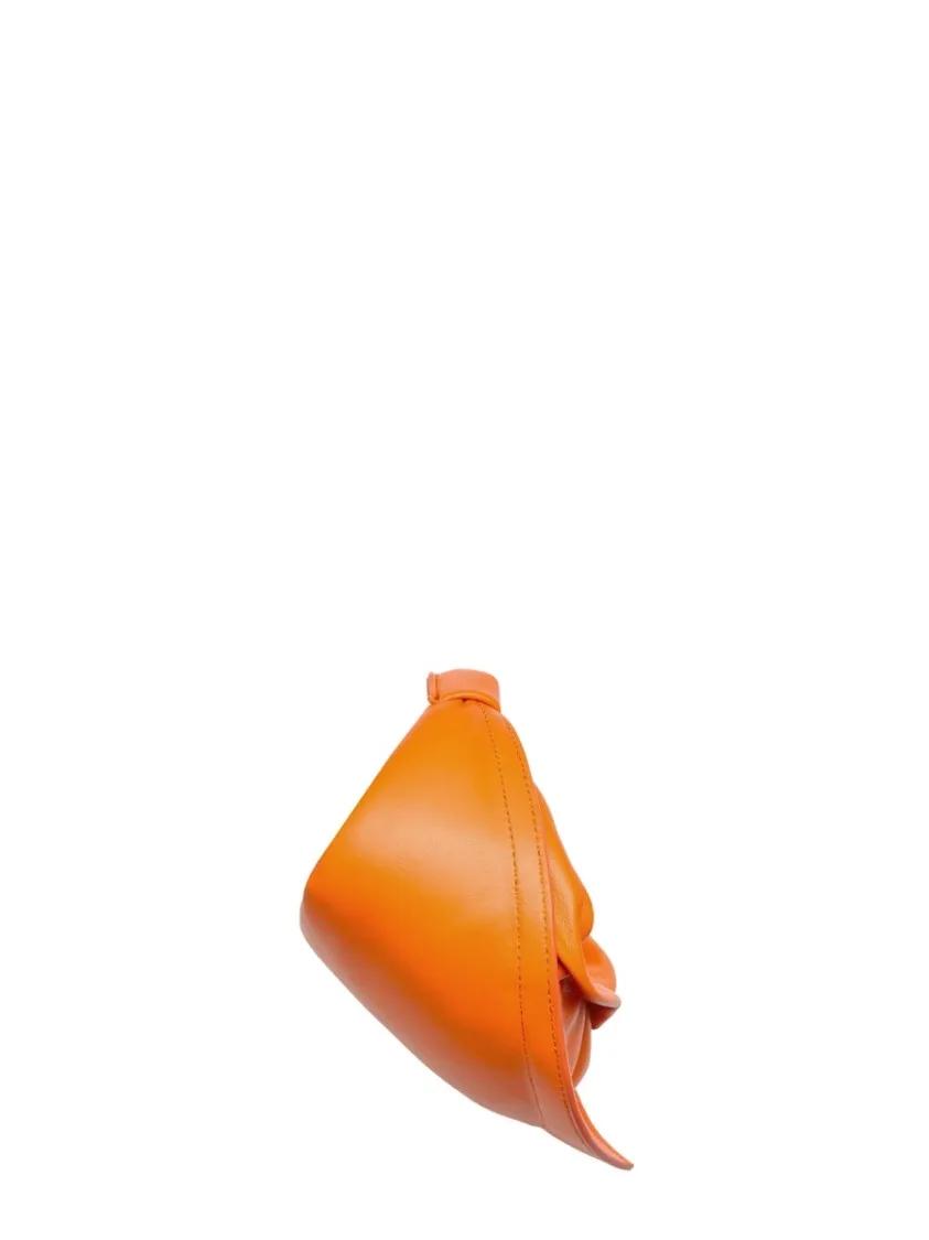 Federico Cina Hobo bags Mini "Tortellino" Bag in oranje